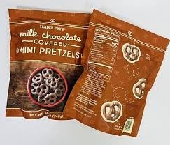 Trader Joe's Milk Chocolate Covered Mini Pretzels, 12 oz, Pack of 2