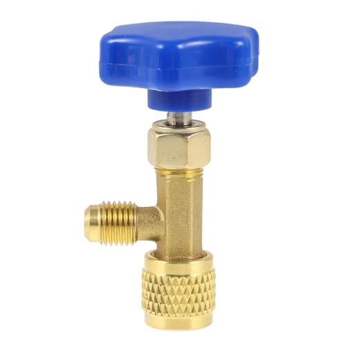 VINTORKY Can Tap Opener Tank Adapter Refrigeration Split Fitting Safety Valve for Car Air Conditioning and Refrigeration Systems Built to Easy to Use