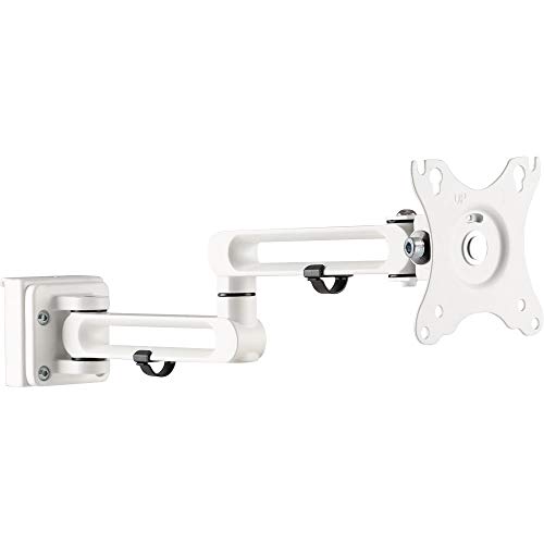 Preisvergleich Produktbild InLine® Slatwall Monitorhalterung lang, weiß