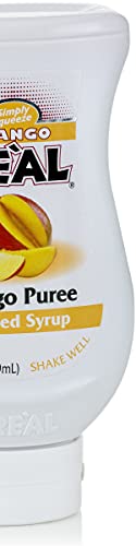 Mango Reàl, Mango Puree Infused Syrup, 16.9 Fl Oz Squeezable Bottle (Pack Of 1) #TOP2