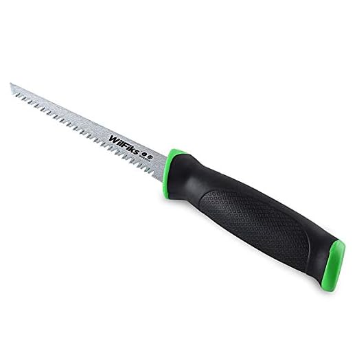 WilFiks Razor Sharp 6.5” Pro Jab Saw, Drywall Hand Saw, Perfect For Sawing, Trimming, Gardening, Pruning & Cutting Wood, Wallboards & More, Comfortable Ergonomic Non-Slip Handle, Has A Sharpened Tip