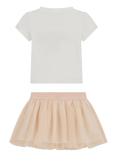 GUESS baby-girls Short Sleeve T-shirt and Skirt2
