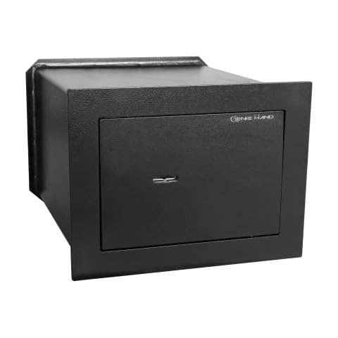 Genie Hand Mechanical Wall Safe with Adjustable Depth Cover