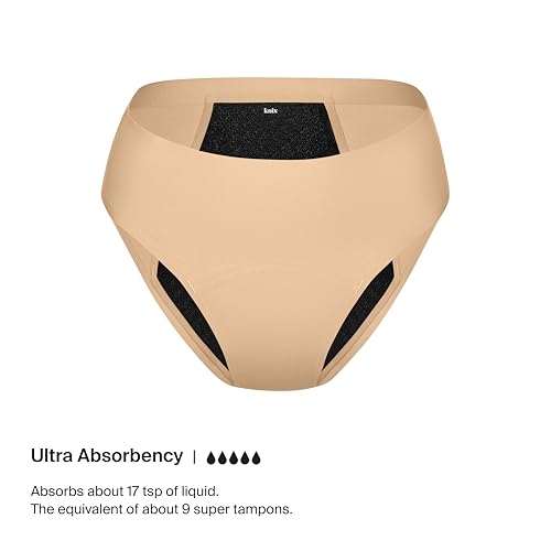 KNIX Zones+ Period Panties - Back Coverage Ultra Leakproof Bikini Underwear - Machine Washable3