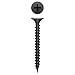 (6000) 6x1-1/2 Phillips Bugle Head Fine Thread Black Phosphate Coated Drywall Screw #137943
