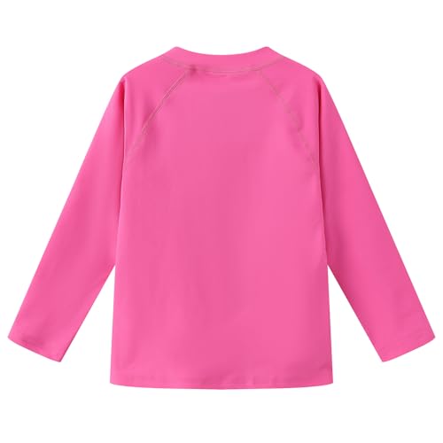Ubestyle Baby Boys and Girls UPF 50+ Long Sleeve Zip Rash Guard Toddler Swim Shirt Top Quick Dry Sun Protection2