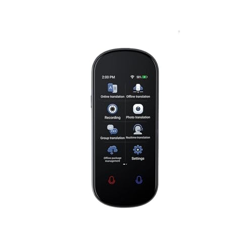 Traducteur vocal intelligent 138 langues avec écran tactile, WiFi et mode photo hors ligne