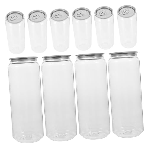 FONDOTIN 10個 缶ソーダ用空ボトル ジュース ミルクティー コーヒー対応密封簡単開封飲料保存容器