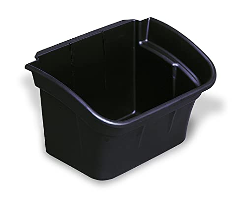 Rubbermaid Commercial Products Utility Cart 4-Gallon Bin, Black