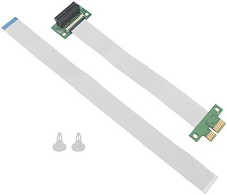 DollaTek PCI-Express PCI-E 1X Riser Card Flex Extender Extension Cable ...