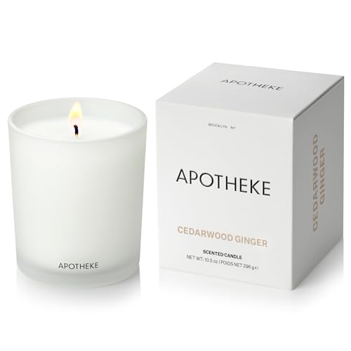 Cedarwood Ginger Soy Candle 10.5 oz – APOTHEKE