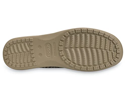 Image of Crocs Men's Santa Cruz Slip-On Loafer,Khaki /Houndstooth,8 (D) M US
