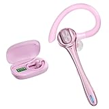 Earbuds Wireless Earpiece Bluetooth Headset with Noise Canceling Mic 160H Standby Time Hands Free Earphones Single Ear Headphone for iphone Android Samsung Cell Phones PC TV Computer Game Trucker Work