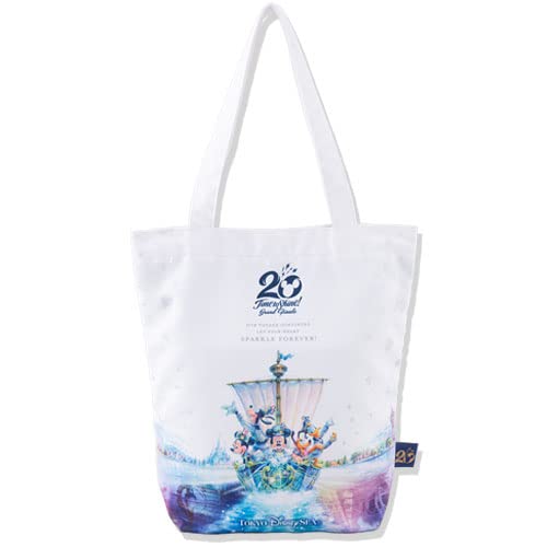 Amazon Co Jp ミッキー フレンズ トートバッグ 東京ディズニーシー限定 周年 グランドフィナーレ アニバーサリー タイム トゥ シャイン ディズニー グッズ お土産 シューズ バッグ
