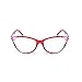 Cat Eye Reading Glasses, Anti Glare Glasses, Anti Eyestrain, Men Fashion, Spring Hinge, Women Stylish (Color : Red, Size : 3.0)
