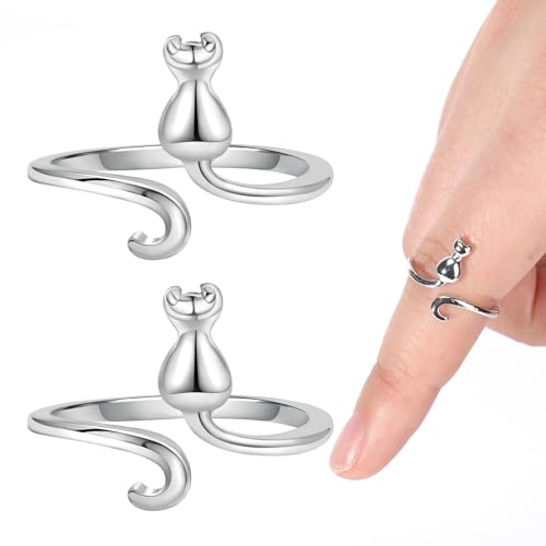 Image of Namifin Crochet Ring for Fingure Adjustable Crochet Tension Ring Yarn Tension Rings Easy Crocheting Crochet Accessories Mother Grandma Thanksgiving Presents
