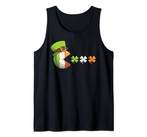 St Patricks Day Clovers Funny Boys Girls Kids st Patrick Débardeur