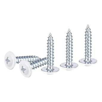 Sourcing Map M5x6mm Plastica Phillips Bulloni 50pcs PC Pan Head Viti Macchina Trasparente