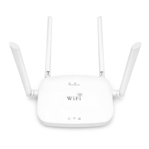 Image of PunnkFunnk WT-14 WiFi Router | IPv6 Compatible | Stable Internet Connection | 300M High Speed Wireless Router for Home & Office | Four high gain Antennas | Wide Coverage WiFi Router | Easy Setup