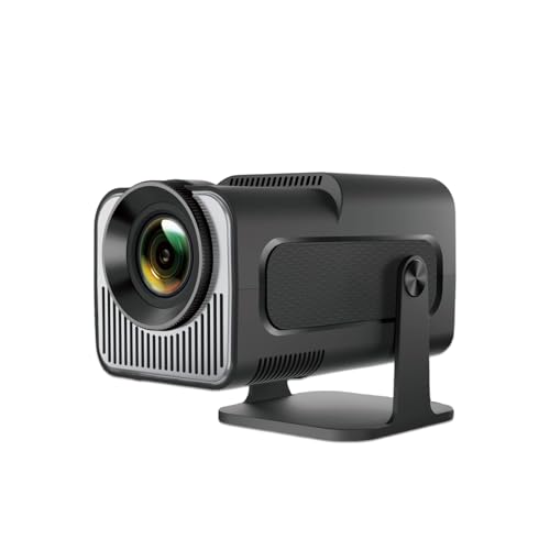 Mini Projector, 4K 1080P Support Portable Projector with 2.4G 5G Wi Fi BT, 180° Rotatable Outdoor Projector Supported 10000 Lumens, Auto Keystone, for Phone, PC, Laptop (US Plug)