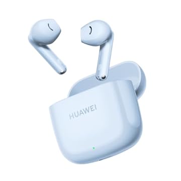 HUAWEI FreeBuds SE 2 40 horas de vida útil da bateria, compacto e confortável de segurar, 3 horas de reprodução de música com carga de 10 minutos, conexões Bluetooth 5.3, azul ilha