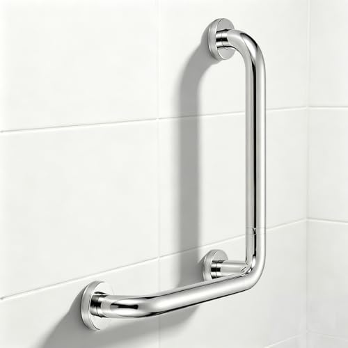 Barre D'Appui Wc,En Forme De L Acier Inoxydable Barre De Douche，Main Courante Pour Escalier,ModèLe éPais 304 PoignéE De Acier Inox，Pour Toilettes, Salle...