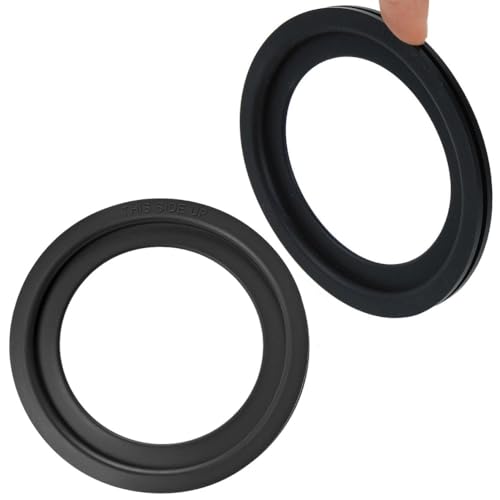 Image of YSIL RV Toilet Seal Flush Ball Seal Gasket Kit for Dometic 300 /310 /320 2PCS | Replacement 385311658, High-Grade Rubber, Toilet Seal Parts Solve The Leakage Problem for Camper /Travel Trailers
