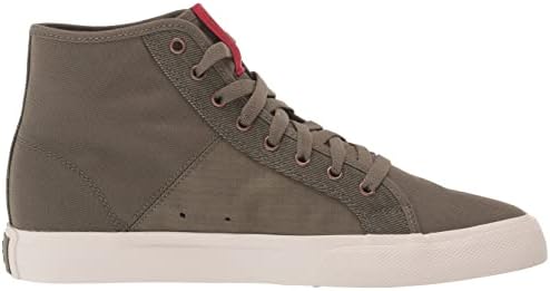 DC Men's Manual Hi Txse Skate Shoe, Olive/Military, 4.5 | Image 5