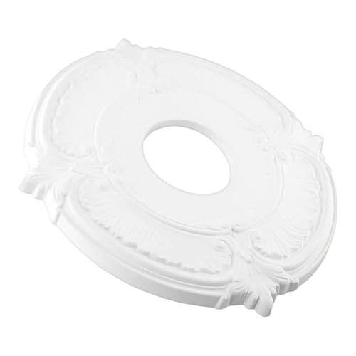Rosetones de techo para iluminación doméstica | Rosetón para ventilador de techo | Diseño adhesivo europeo para montaje de araña cocina hotel