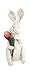 Blue Sky Ceramics Bunny Figural, Multi (20401)