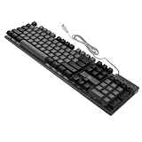 Clavier taille : les ont une sensation délicate, robustes et résistantes à l'usure, contre les problèmes de décoloration des après une utilisation à long terme, clavier de jeu