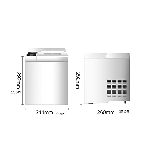 Máquina portátil automática para hacer hielo, compacta miniatura 2