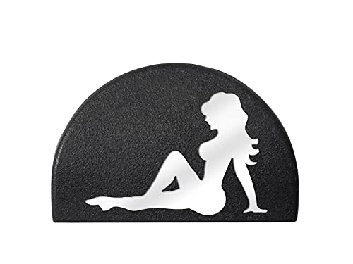 NDZ Performance Jentra JP2 for Glock Gen 1-3 Grip Frame Plug Hand Painted Color Filled White Trucker Mudflap Girl