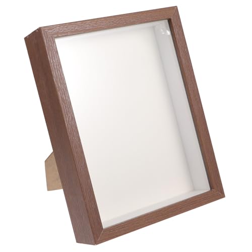 RORPOIR Marco de Fotos de Madera con Flores Secas para Escritorio, Soporte Móvil y Diseño Simple, Adecuado para Manualidades Creativas y Recuerdos