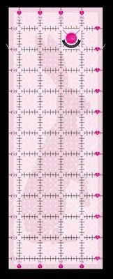 Generic Tula Pink 4.5in x 12.5in Non Slip Rabbit Ruler TP4X12