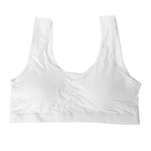 VOVOL Junge Mädchen Solide weiche Baumwolle BH Puberty Teenager Atmungsaktive Unterwäsche Kindertuch Teenager Trainingsweste Teenager Unterwäsche Cover
