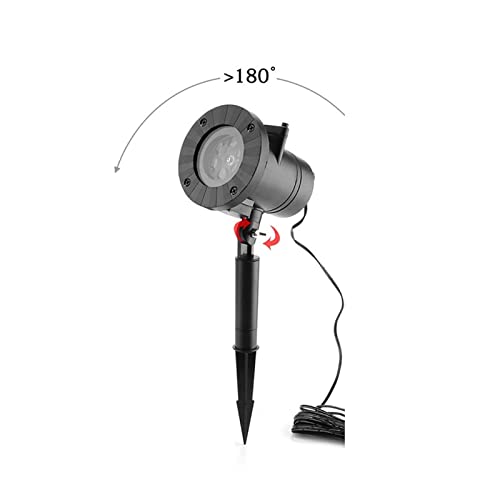 Projecteur LED Halloween et Noël avec 12 modèles interchangeables pour décoration festive