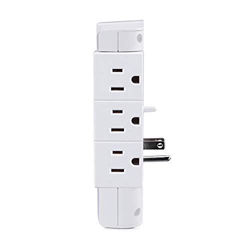 Cyberpower Csp600Wsurc2 Surge Protector, 1200J/125V, 6 Swivel Outlets, 2 Usb Charging Ports, Wall Tap Design, White #TOP5