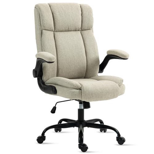 Liyurui Silla De Oficina Ergonómica Con Tela Transpirable, Reposabrazos Abatible Altura Ajustable Inclinación De 110 , Giratoria 360 , Cómoda Silla De Escritorio Para Juegos Trabajo Hogar, Beige Liyurui Silla De Oficina Ergonómica Con Tela Transpirable, Reposabrazos Abatible Altura Ajustable Inclinación De 110 , Giratoria 360 , Cómoda Silla De Escritorio Para Juegos Trabajo Hogar, Beige