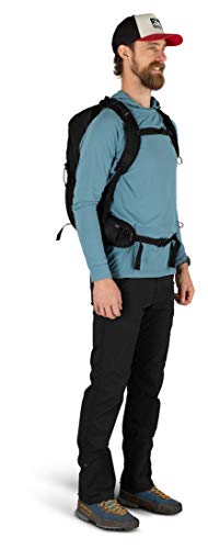 Osprey Talon 22L Men's Hiking Backpack with Hipbelt, Stealth Black, L/XL - Image 4