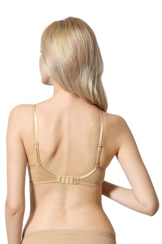 Image of Van Heusen Women's Everyday Cotton Bra|Medium Coverage|Non Padded|Non Wired|Seamless Moulded Cups|Anti Bacterial Tech| Keeps you Fresh|Sweat Absorbent|No Slip Soft Straps|Detachable Straps|Style 11001