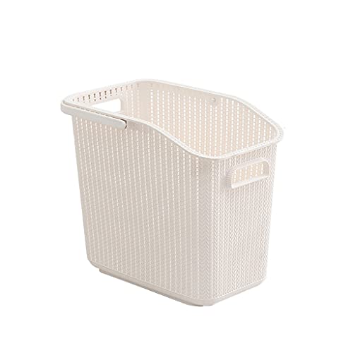 Panier à linge en plastique grand volume avec structure compacte et rigide