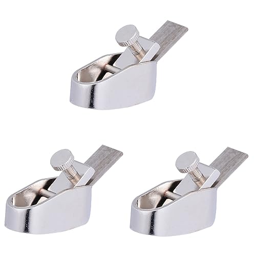 木製楽器弦楽器製作ツール 真鍮曲面かんなカッター バイオリン ビオラ 木工用かんな 3個