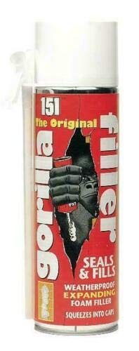 GORILLA FILLER GLUE EXPANDING FOAM MULTI PURPOSE FILLER STRONG WATERPROOF (500ml)