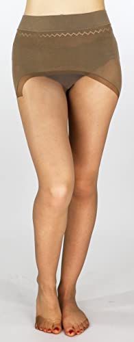 Image of Mona's Choice Super Stretchy XL 3 Denier Ultra Sheer Seamless Tall Womens & Mens Pantyhose /Mens Trouser Tights