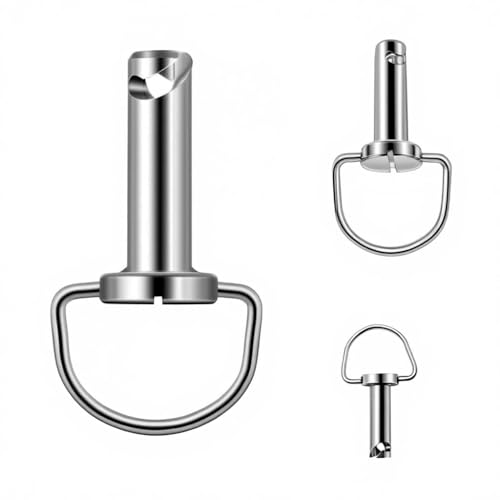 4 Pack Pines de Montaje de Liberación Rápida para Alforjas Compatibles con Harley Touring 1995-2023 - Acero Inoxidable Kit de Hardware Antirrobo para Street Glide Road King Electra Glide Softail miniatura 7