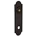 Baldwin R032402LPV Distressed Oil Rubbed Bronze Individual 10.53" Height Arch Left Handed Privacy Rosette