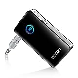 receptor musica bluetooth steren BATERÍA INTEGRADA: el receptor Bluetooth para automóvil tiene una batería incorporada y puede disfrutar de hasta 7.5 horas de tiempo de reproducción y este adaptador Bluetooth se puede usar mientras se carga. No te preocupes por el problema de la batería.