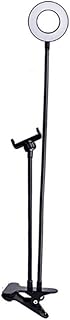 WOONEKY Soporte de Luz de Relleno para de Teléfono Móvil Lámpara de Flash Led Luz de Relleno de Belleza Regulador de Intensidad de 3 Velocidades para Videos Y Fotos Nocturnos