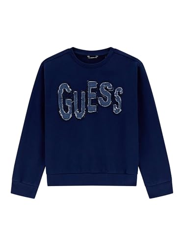 GUESS Boys' Eco Long Sleeve Crewneck Sweatshirt